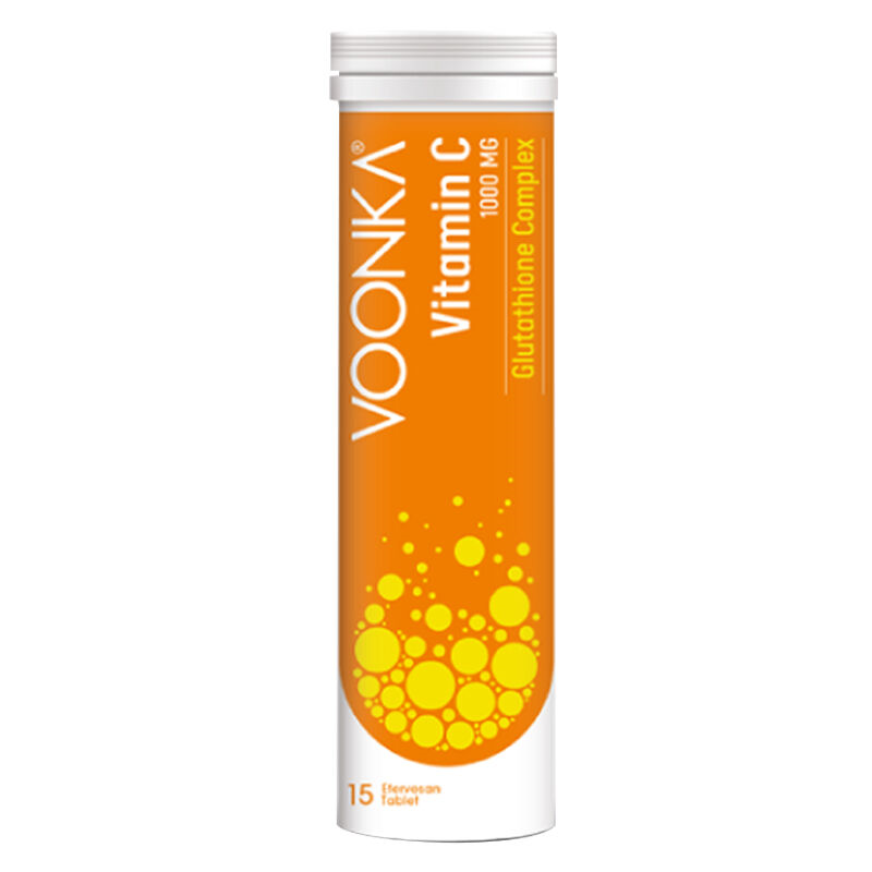 Voonka Vitamin C 1000 mg Glutathione Complex 15 Efervesan Tablet