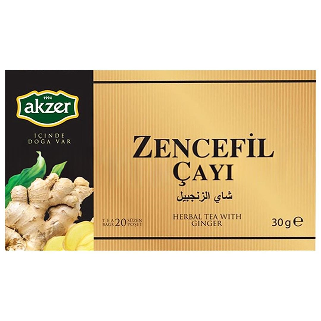 Akzer Zencefil Çayı 30 gr 20 Süzen Poşet