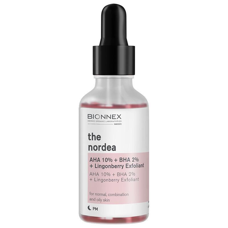 Bionnex The Nordea AHA 10% BHA 2% Lingonberry Exfoliant 30 ml