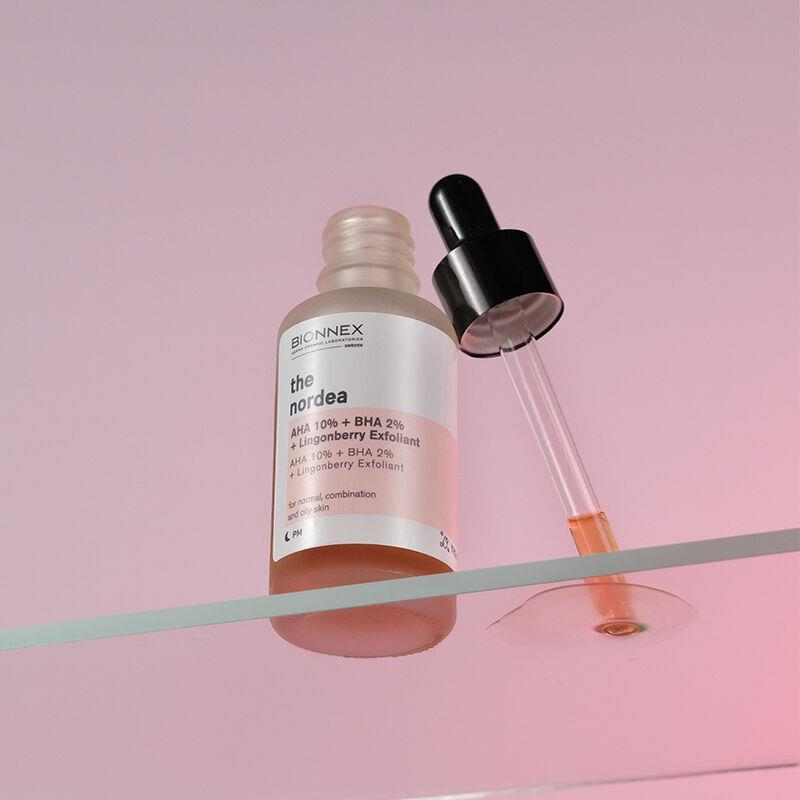 Bionnex The Nordea AHA 10% BHA 2% Lingonberry Exfoliant 30 ml - 3