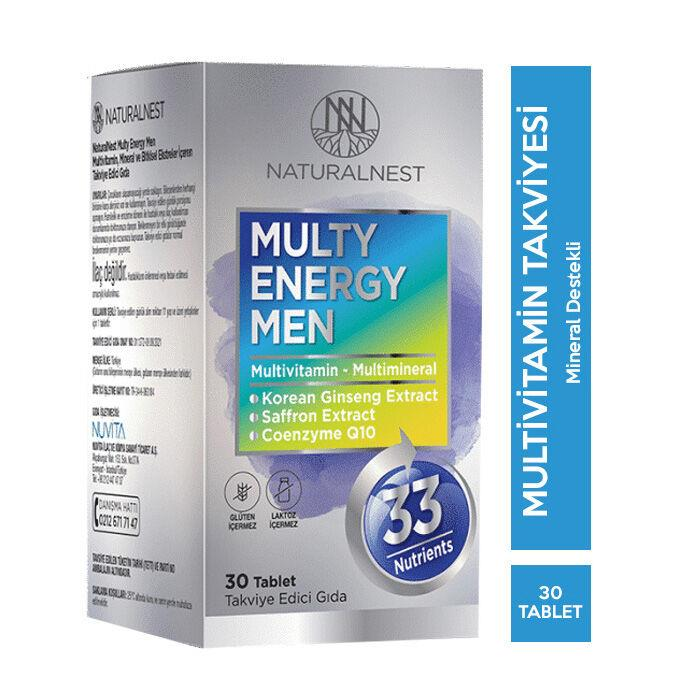 Naturalnest Multivitamin Men 30 Tablet - İkincisi %50 İndirimli (2)