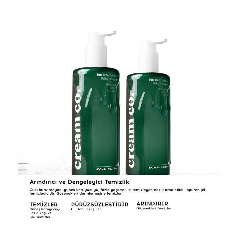 Cream Co. Tea Tree Balance Jelly Cleanser 400 ml (2)
